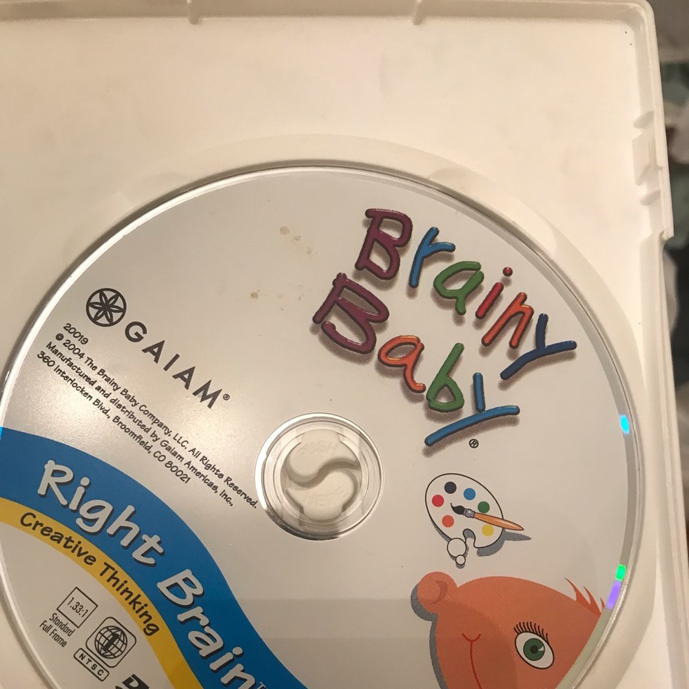 Brainy baby right brain dvd